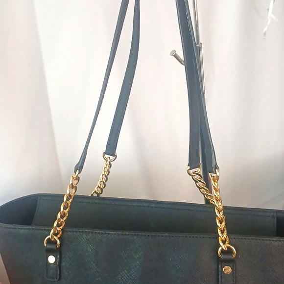 Authentic Michael Kors Black East West Jetset Collection Travel Tote 38S6XTCT3L - Picture 4 of 16